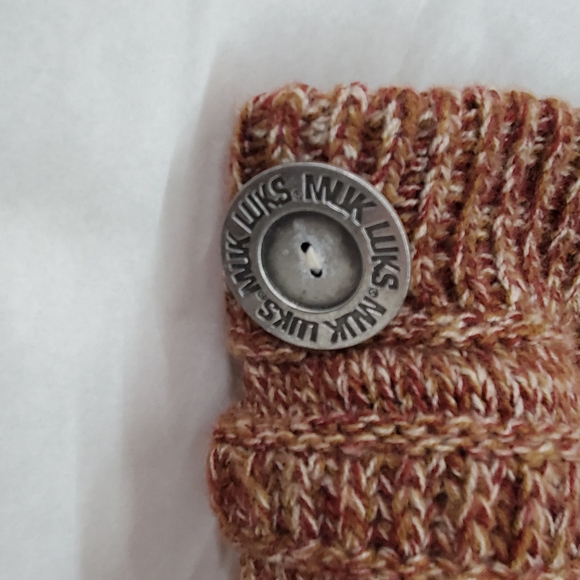 MUK LUKS Miranda Marled Sweater Fall Winter Tall Knit Boho Slouchy Boots Sz 6 - Picture 5 of 10
